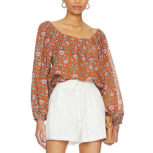 Cleobella 'Shania' Brown Blouse Size XS